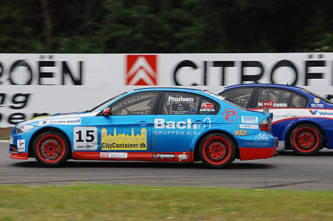 Min konkurrent: Kristian Poulsen slog Jan Magnussen på Sturup Raceway. På søndag vil han forsøge at gøre det igen på Padborg Park.